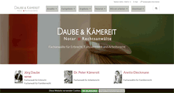 Desktop Screenshot of daube.de